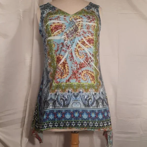 Live And Let Live Sublimation Shirt Small Embellished GUC - Picture 8 of 8